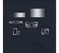 Compatible With Geely For Starship 7 2025 Car GPS Screen Protector Navigation Protector Film HD Clear Touchscreen Guard Auto Display Cover GPS Navi Screen Protector(Inch 15.4)