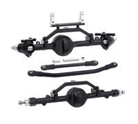 Compatible With Gelande II For Yota II TF2 D110 1/10 RC Cars Parts CNC Aluminum Alloy Front Rear Complete Straight Axels Set RC Front and Rear Axle(1Set)