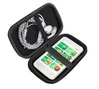 Compatible with Globluum Mp3 Player Case, Lamshaw Durable EVA Carrying Case, Shockproof & Lightweight Protective Cover Compatible for Globluum SU3 4" Mp3 Player (Black)