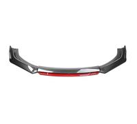 Compatible With Golf MK5 MK6 MK7 .5 GTI GTD Front Bumper Lip Auto Chin Spoiler Splitter Diffuser Body Kits Scratch Trim Air Dam(Carbon Fiber and Red)