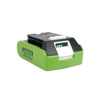 Compatible with Greenworks 24V 2.0Ah lithium-ion replacement battery - Green G24B2, all 24V tools and equipment 29842 29852 BAG708 29322 21342(3000mAh)