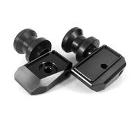 Compatible With GROM For MSX125 For MSX 125 2013-2017 2018 2019 2020 2021-2025 Swingarm Spools Sliders Stand Bobbins 1 Pair(Black,2013-2020)