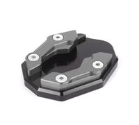 Compatible With GSX250R For Forza For NSS350 Motorcycle Kickstand Extender Foot Side Stand Extension Pad Support Plate Anti-skid Enlarged Base Kickstand Pad(Grey)