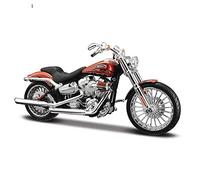 Compatible with H-D 2013XL 1200V Seven Two, 2004 Dyna Super Glide Sport, 1:12 Retro Motorcycle Model Cruise Car Accessories Vehicle Hobbies(2014 CVO Breakout)