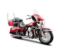 Compatible with H-D 2013XL 1200V Seven Two, 2004 Dyna Super Glide Sport, 1:12 Retro Motorcycle Model Cruise Car Accessories Vehicle Hobbies(FLHTK Electra)