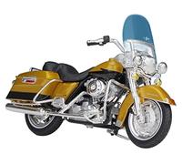 Compatible with H-D, 2015 Street 750, 1999 FLHR Road King， 1: 18 Motorcycle Die Casting Model Mini Bicycle Miniature Sculpture Decoration Gift(Yellow 1999 FLHR)