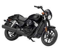 Compatible with H-D, 2015 Street 750, 1999 FLHR Road King， 1: 18 Motorcycle Die Casting Model Mini Bicycle Miniature Sculpture Decoration Gift(2015 Street)