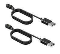 Compatible with H2O Audio Bone Conduction Charger, Magnetic Replacement Charging Compatible for H2O Audio TRI 2, TRI 2 Pro, Snow PRO Bone Conduction (2 Pack-Black+Black, 7.62mm 4 pins charger)