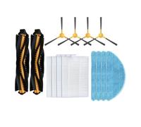 Compatible With Haier TH27U1 Robot Vacuums Roller Main Side Brush Hepa Filter Mop Cloths Rag Spare Part Accessory Replacement(Set B)