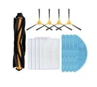 Compatible With Haier TH27U1 Robot Vacuums Roller Main Side Brush Hepa Filter Mop Cloths Rag Spare Part Accessory Replacement(Set A)