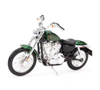 Compatible with Harley 2012 XL 1200V Seventy-two 1:18 Vintage Motorcycle Model(Green)