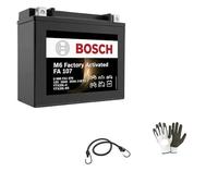 COMPATIBLE WITH HARLEY DAVIDSON FXDB Dyna Street Bob 1584 2007-2013 BOSCH BATTERY ALREADY READY FOR USE YTX20L-BS 12V 18A AGM BATTERY 250CCA CHARGED MOTORCYCLE SCOOTER FA1070 175X87X155