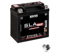 COMPATIBLE WITH HARLEY DAVIDSON XL 1200 X SPORTSTER FORTY EIGHT 1200 2010 al 2014 BTX14HL BS SLA MAX BATTERY (SEALED-READY TO INSTALL) 12V/14A MOTORCYCLE BATTERIES SPECIFIC 149X87X144 MM