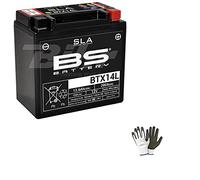 COMPATIBLE WITH HARLEY DAVIDSON XL Sportster 1200 2004-2008 BATTERY READY TO USE BS BTX14L BS SLA LOADED SEALED BATTERIES 12 AH WIDE 12 VOLT 150X87X145MM