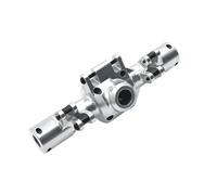 Compatible With HBToys ZP1001 ZP1002 ZP1003 ZP1004 1/10 RC Car 2Pcs Upgrade Front And Rear Axle Bridge Housing Spare Parts Accessories RC Front Rear Axle(Silver,Rear)