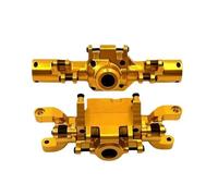 Compatible With HBToys ZP1001 ZP1002 ZP1003 ZP1004 1/10 RC Car Spare Parts Accessories 2Pcs Front And Rear Axle Bridge Shell RC Front Rear Axle(Yellow,Front and Rear)