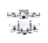 Compatible With HBToys ZP1001 ZP1002 ZP1003 ZP1004 1/10 RC Car Spare Parts Accessories 2Pcs Front And Rear Axle Bridge Shell RC Front Rear Axle(Silver,Front and Rear)