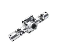 Compatible With HBToys ZP1001 ZP1002 ZP1003 ZP1004 1/10 RC Car Spare Parts Accessories 2Pcs Front And Rear Axle Bridge Shell RC Front Rear Axle(Silver,Rear)