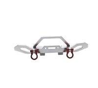 Compatible With HBToys ZP1001 ZP1002 ZP1003 ZP1004 1/10 RC Crawler Car Metal Front Bumper Upgrade Parts Accessories Rc Bumper(Silver)
