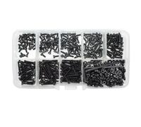 Compatible With Hex Socket Screws And Nuts Washers Kit M2 .5 M3 M4 For M5 M6 Black Metric Threaded Hexagonal Grade 12.9 Machine motorcycle screws
