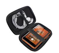 Compatible with HiBy R1 Case, Lamshaw Durable EVA Carrying Case, Shockproof & Lightweight Protective Cover Compatible for HiBy R1 HiFi MP3 Player (Black)