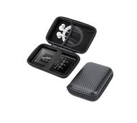 Compatible with HiBy R1 HiFi 3 Inch MP3 Player Case,Durable EVA Carrying Case,Shockproof & Lightweight Protective Cover,toergy Fit for Earbuds, USB Cable and More,Black