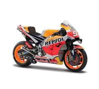 Compatible with Hon-da Team RC213V 2018 #26 #93 Compatible with Ducati Desmosedici GP 2022 Team #43 #63 1:18 Alloy Racing Car Model Mini Motorcycle Souvenir Bike Model Gift Home Decoration(2021 No93)
