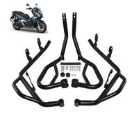 Compatible with HONDA ADV 160 ADV160 2022 2023 2024 Motorcycle Engine Guard Crash Bar Set All Weather Full Coverage Highway Freeway Bars Anti-Fall Anti-drop Protector Accessories, Metal, Black