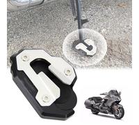 Compatible with Honda Goldwing GL1800 2018-2024 Motorcycle Kickstand Foot Side Stand Extension Pad, Aluminum Alloy Motorcycle Kickstand Foot Plate Enlarge Extender Support Plate Accessories(black)