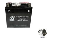 COMPATIBLE WITH HONDA TRX FA Fourtrax Foreman Rubicon 500 dal 2001 al 2010 MIDAC YTX14-BS BATTERY ALREADY READY FOR INSTALLATION FULL CHARGE 12AH 12V ITALIAN 150X87X145CM