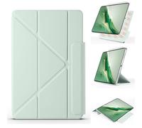 Compatible with Honor Magic Pad 2 12.3" (2024) Slim Powerful Magnetic Case, 4 Standing Angles Shockproof Cover with Auto Wake/Sleep,Supports Pencil,Green
