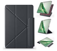 Compatible with Honor Magic Pad 2 12.3" (2024) Slim Powerful Magnetic Case, 4 Standing Angles Shockproof Cover with Auto Wake/Sleep,Supports Pencil,Black