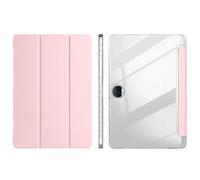 Compatible with Honor Magic Pad 3 13.3" (2025) Full Protective Transparent Back Stand Case[Pen Holder], Shockproof Stand Case Cover with Auto Wake/Sleep,Pink