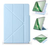 Compatible with Honor MagicPad 3 Pro 12.3" Slim Powerful Magnetic Case, 4 Standing Angles Shockproof Cover with Auto Wake/Sleep,Supports Pencil,Light Blue