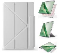 Compatible with Honor MagicPad 4 12.3" (2026) Slim Powerful Magnetic Case, 4 Standing Angles Shockproof Cover with Auto Wake/Sleep,Supports Pencil,Grey