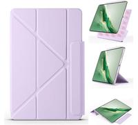 Compatible with Honor MagicPad 4 12.3" (2026) Slim Powerful Magnetic Case, 4 Standing Angles Shockproof Cover with Auto Wake/Sleep,Supports Pencil,Light Purple