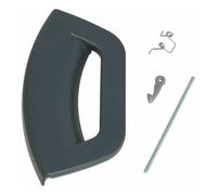 Compatible With Hotpoint Washing Machine Graphite Grey Door Handle Kit C00290988 By Aspares