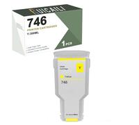 Compatible with HP 746 300ml Pigment Ink Cartridges Works with Printers for HP Designjet Z6 and DesignJet Z9. (1PK-Yellow)