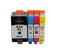 Compatible With HP HP934XL HP935XL Ink Cartridges Replacement For Officejet Pro 6830 6835 6230 And 6815 6812 6820 6220 Printers(BK C M Y)