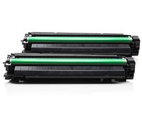 Compatible with HP LaserJet Enterprise 700 MFP M 725 z Toner Set Black - CF214X - For approx. 2 x 17.500 Pages (5% Coverage)