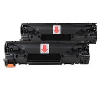 Compatible with HP Laserjet Pro M 1136 MFP Toner Set Black - CE285AD / 85A - for Approx. 2 x 1.600 Pages (5% Coverage)