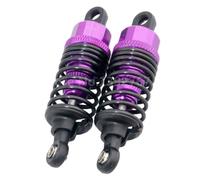 Compatible With HSP 102004 122004 1/10 RC Car Upgrade Accessories Parts 2Pcs Aluminum Alloy Shock Absorber Set RC Car Shock Absorber(Purple)