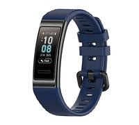 Compatible with Huawei Band 4 Pro/Band 3 Pro Straps, TPU Watchband Replacement for Huawei Band 3 Pro/Band 4 Pro Smart Band Fitness Tracker (Midnight Blue)