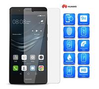 Compatible with Huawei Honor 10 (2018) COL-L29 - MobiBax Prime Laser Cut Custom Made Transparent 100% Real Tempered Glass Screen Protector/HD Shatter Proof Anti Scratch 9H Hardness