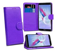 Compatible With Huawei Honor 9 Lite Premium Wallet Leather Flip Case Cover For Huawei Honor 9 Lite (Purple)
