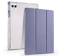Compatible with Huawei Matepad Pro 12.2" (2024) Case 12.2inch Case Slim Lightweight Protective Smart Cover Shockproof Cover with Clear Back Shell w/Pencil Holder,Auto Wake/Sleep zy (Purple)