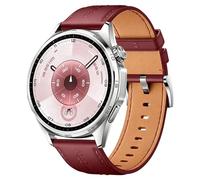 Compatible with Huawei Watch GT6 Pro GT6 GT5 GT4 46 mm Strap, Full Grain 22 mm Leather Replacement Watch Strap Venu 4 Straps 45 mm, Vivoactive 4, Bip 6, Forerunner 265, Redmi Watch 5 Lite Band, one