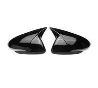 Compatible With Hyundai For Elantra For Avante AD For I30 Door Mirror Covers Caps Car Accessories Rear View Cap Side Rearview Mirror Shells Car Wing Mirror Covers Caps(Black)
