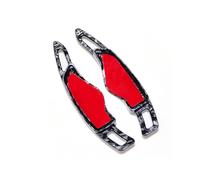 Compatible With Hyundai For Genesis G70 2018 2019 2020 2021 2022 2023 2024 1 Pair Car Steering Wheel Shifter Paddle Extension Sticker(Red carbon pattern)