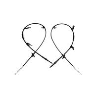 Compatible With Hyundai For Sonata 2006 2007 2008 2009 2010 2 PCS Parking Brake Cable Back Left And Right OEM: 597703K000 597603K000 Hand Brake Wire